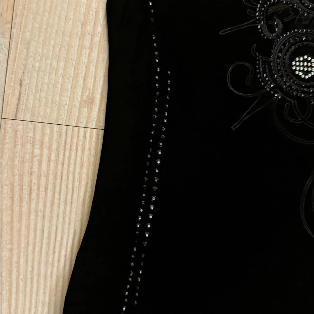 Harley Davidson black tank top w/bling - Picture 4 of 5